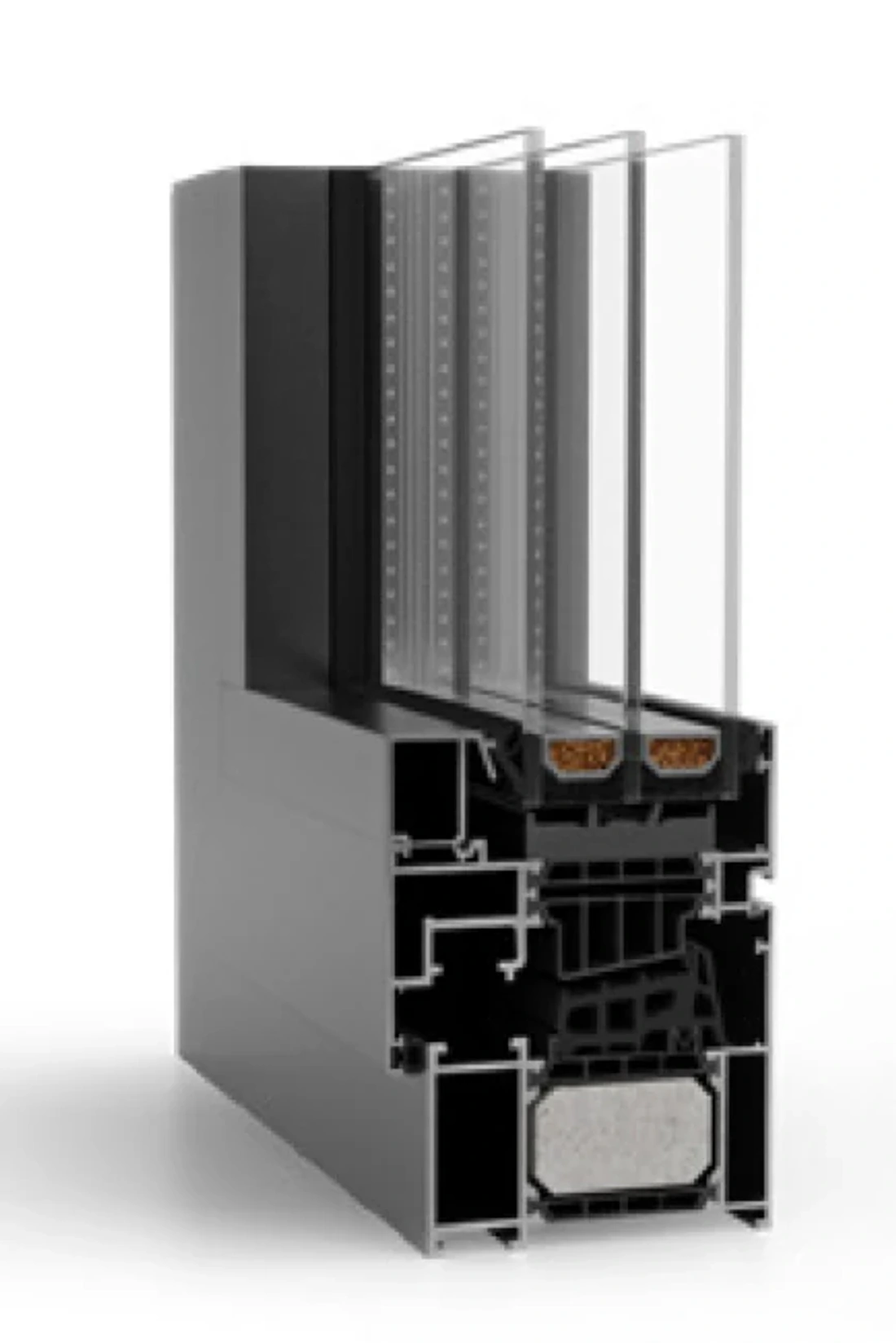 Aluprof MB-86N SI Aluminiumfenster