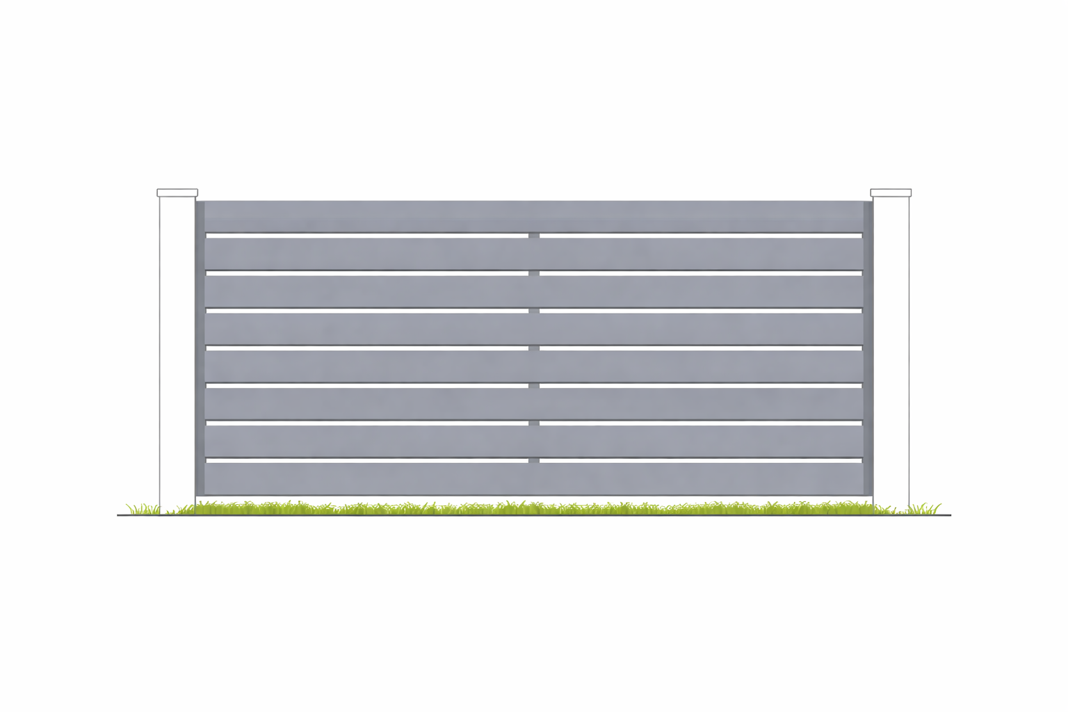 Grundstückszäune – Doppelstabmatte, Rankgitter, Sichtschutz
